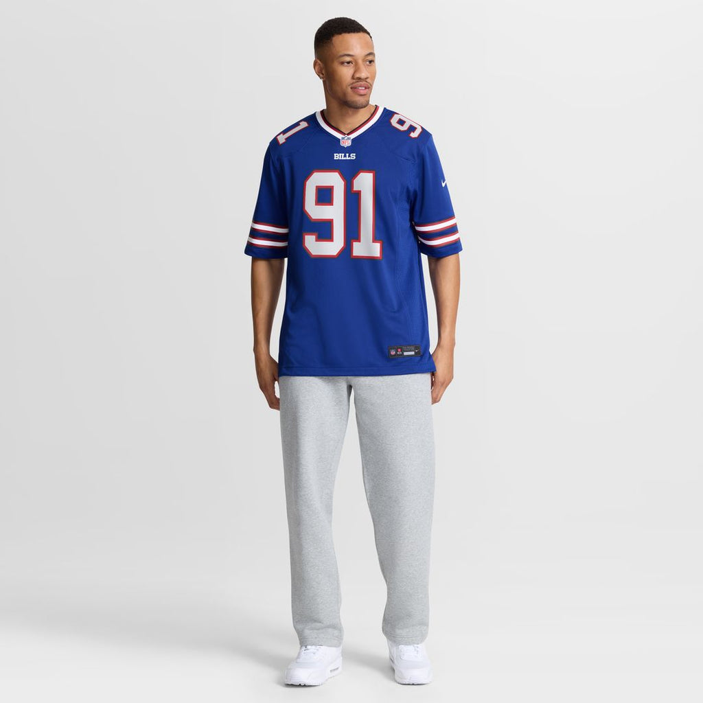 Ed Oliver Buffalo Bills Nike Team Game Player Jersey - Royal Official NFL Team Apparel Football Fan Gear