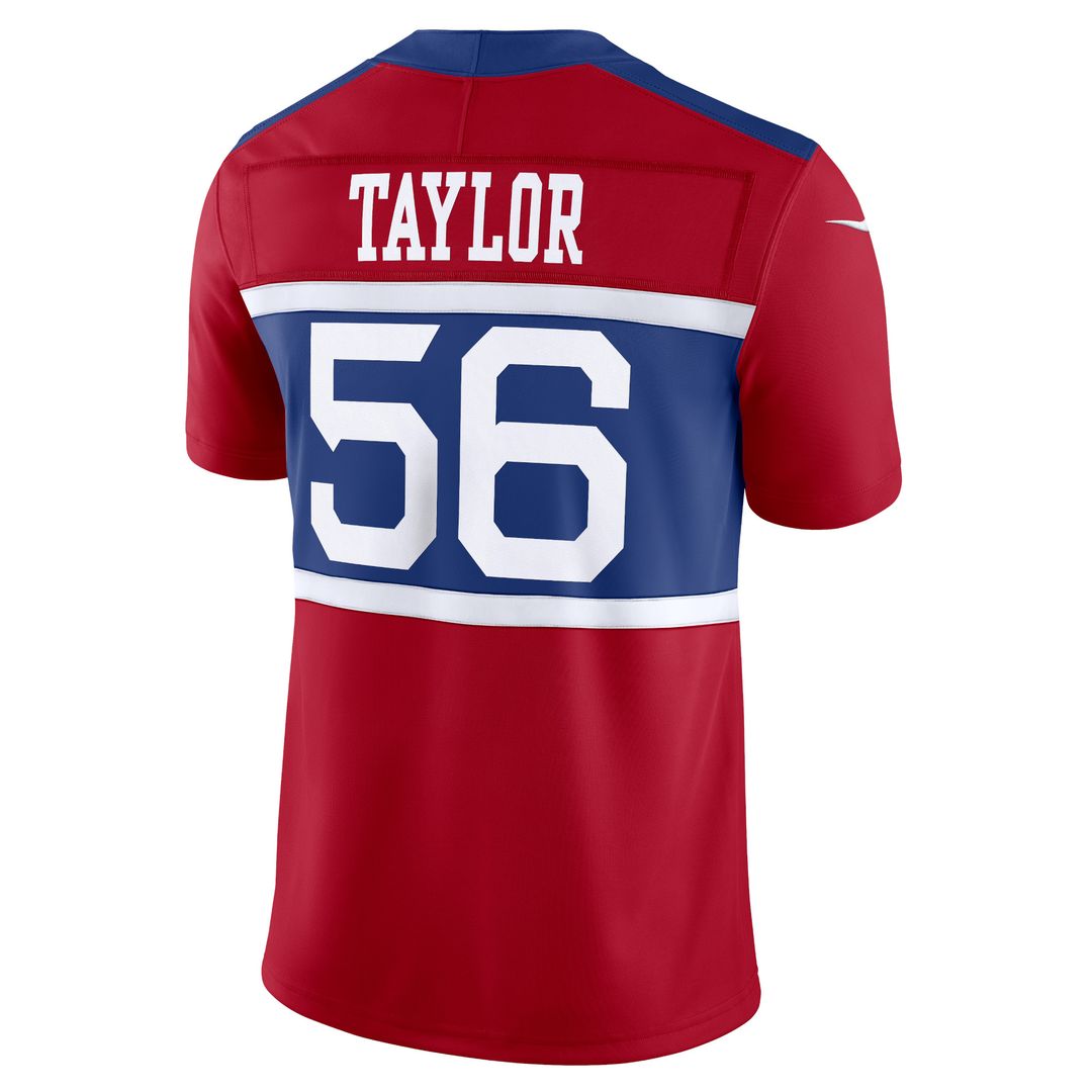 Lawrence Taylor New York Giants Nike Alternate Vapor F.U.S.E. Retired Player Limited Jersey - Century Red Official NFL Team Apparel Football Fan Gear