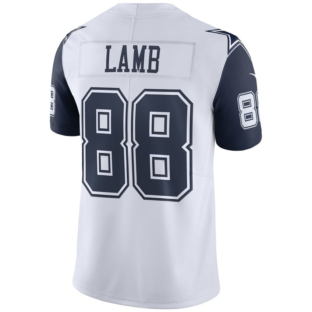 CeeDee Lamb Dallas Cowboys Nike 2nd Alternate Vapor Limited Jersey - White Official NFL Team Apparel Football Fan Gear