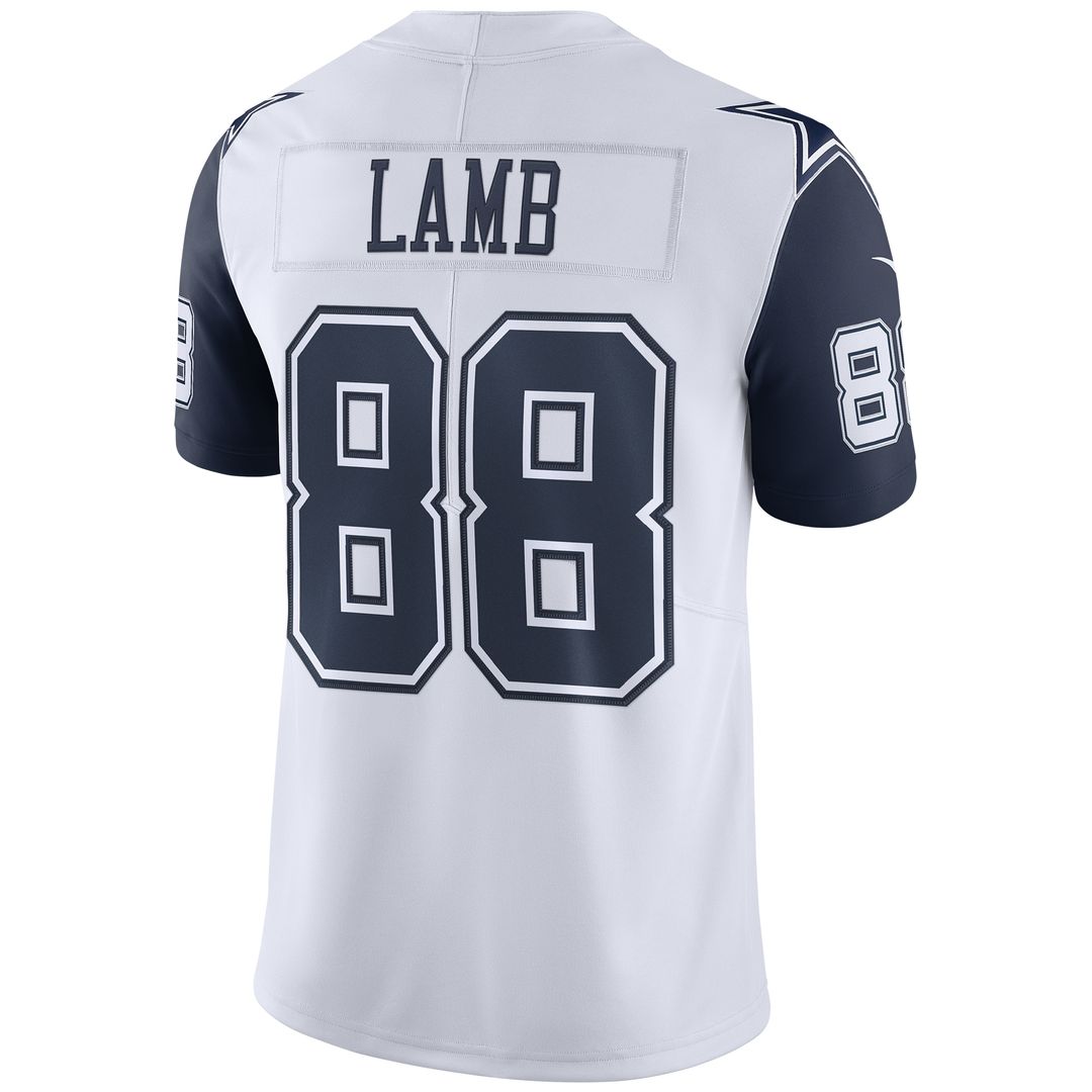 CeeDee Lamb Dallas Cowboys Nike 2nd Alternate Vapor Limited Jersey - White Official NFL Team Apparel Football Fan Gear