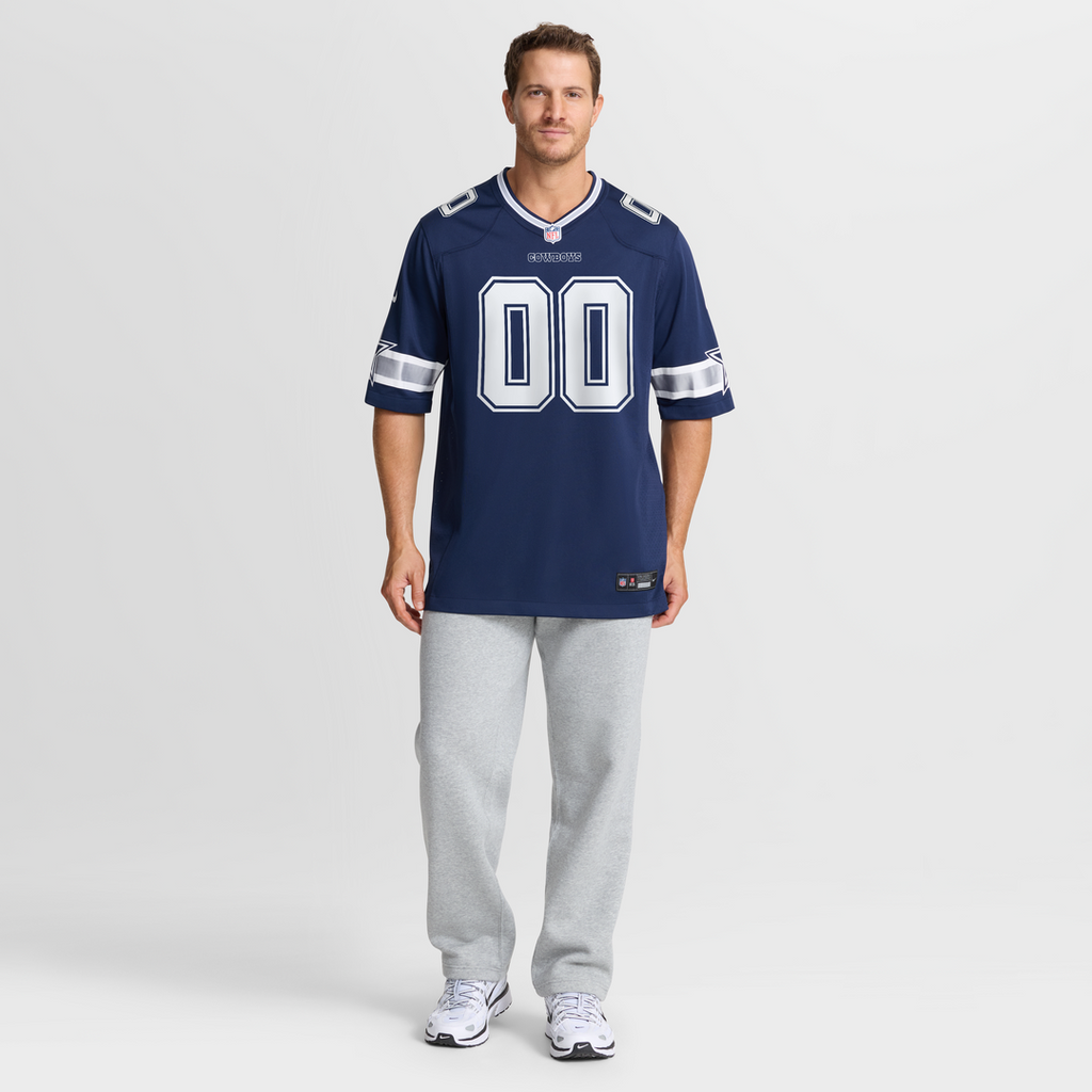 Dallas Cowboys Nike Custom Game Jersey - Navy Official NFL Team Apparel Football Fan Gear