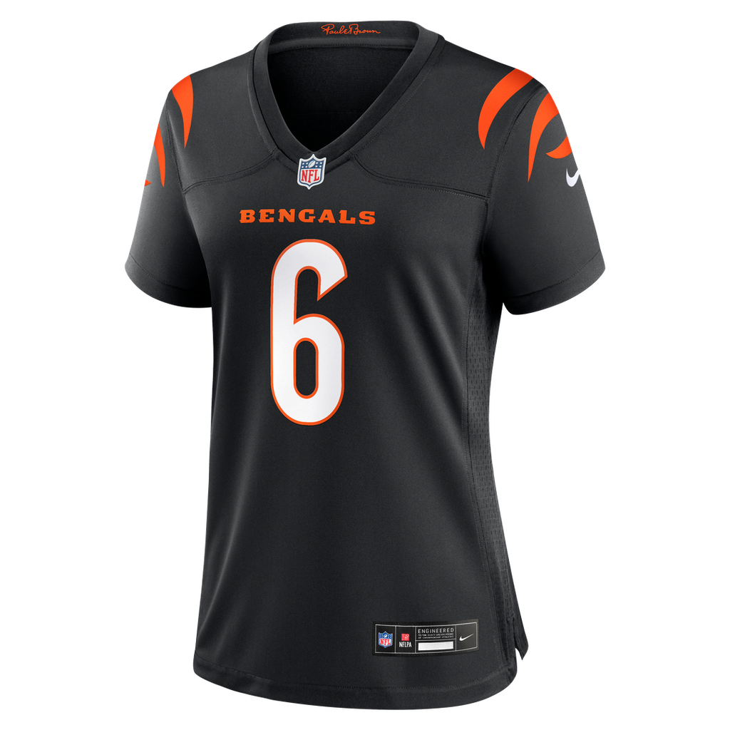 Bryan Cook Cincinnati Bengals Nike Women's Team Game Jersey - Black Official NFL Team Apparel Football Fan Gear