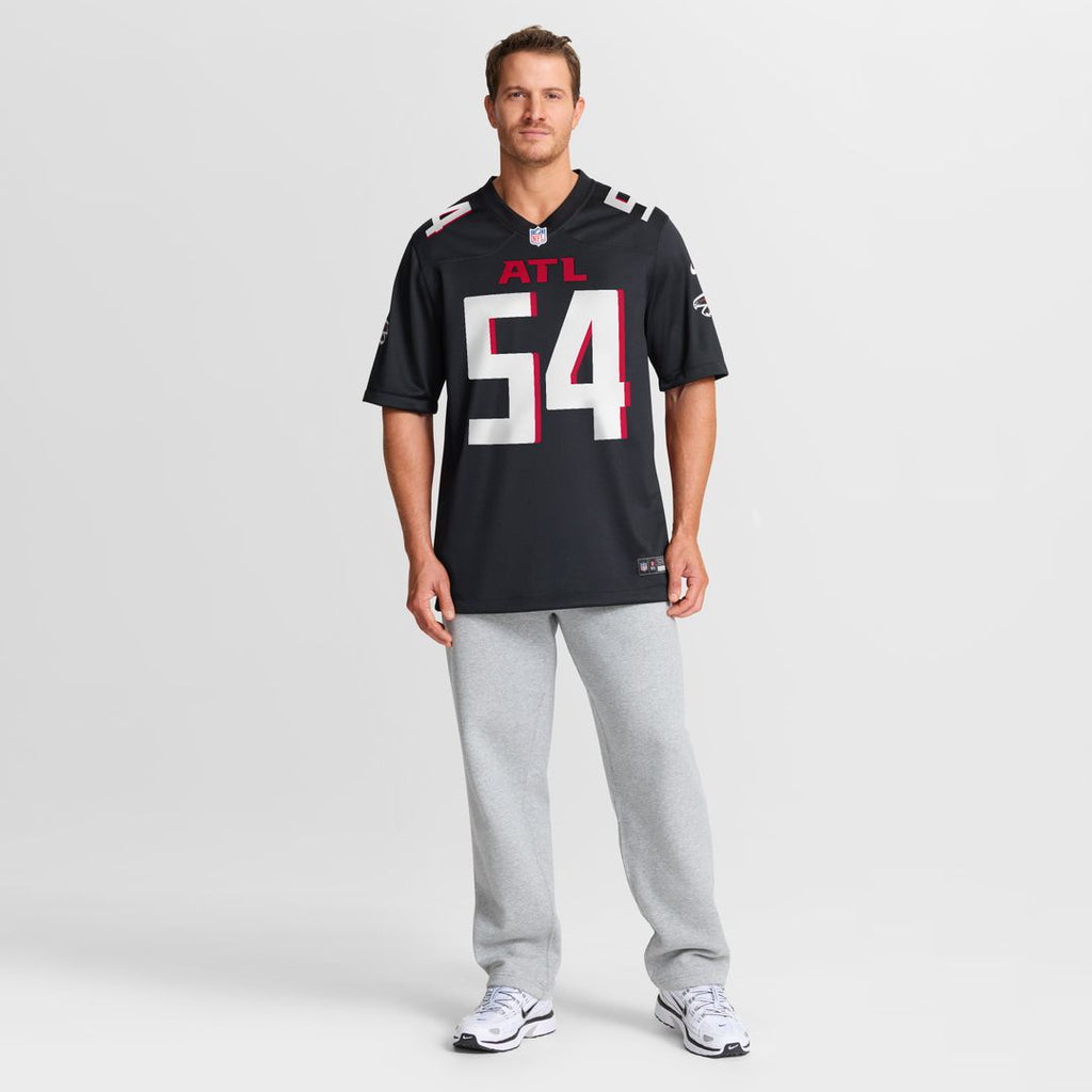 Brandon Dorlus Atlanta Falcons Nike Team Game Jersey - Black Official NFL Team Apparel Football Fan Gear