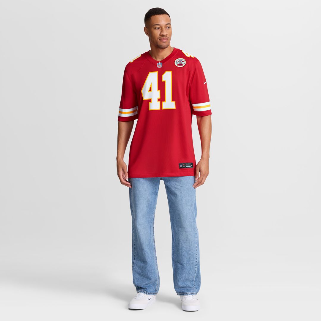 James Winchester Kansas City Chiefs Nike Game Jersey - Red Official NFL Team Apparel Football Fan Gear