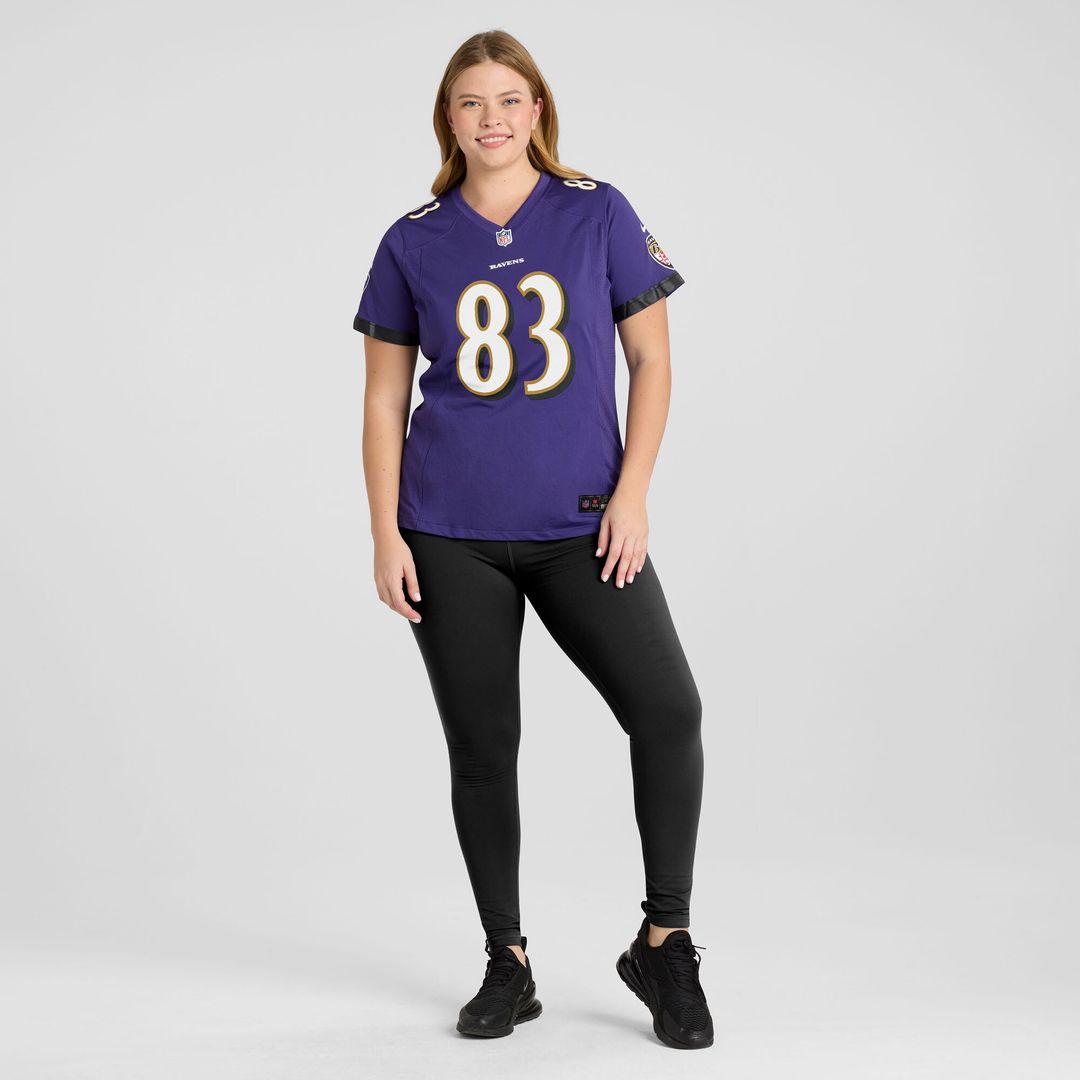 LaJohntay Wester Baltimore Ravens Nike Women's Team Game Jersey - Purple Official NFL Team Apparel Football Fan Gear
