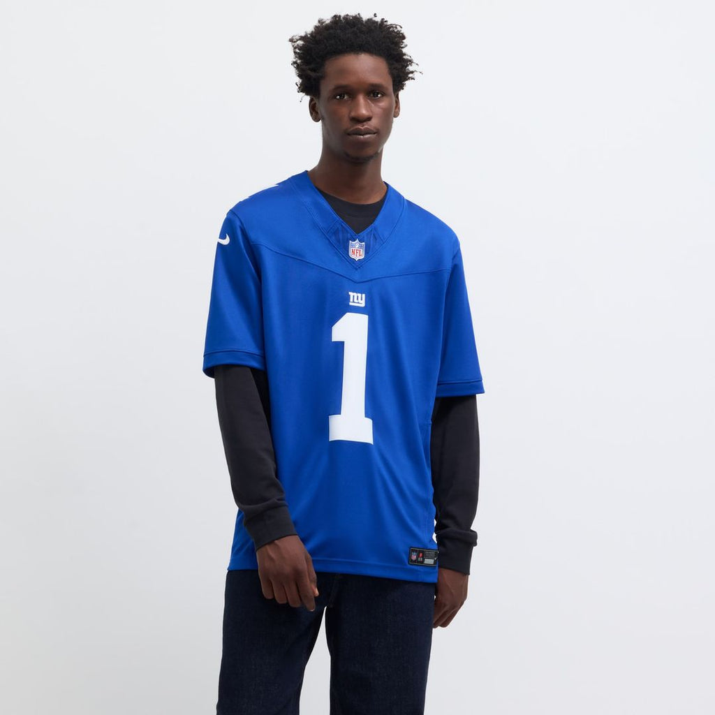Malik Nabers New York Giants Nike Vapor F.U.S.E. Limited Jersey - Royal Official NFL Team Apparel Football Fan Gear