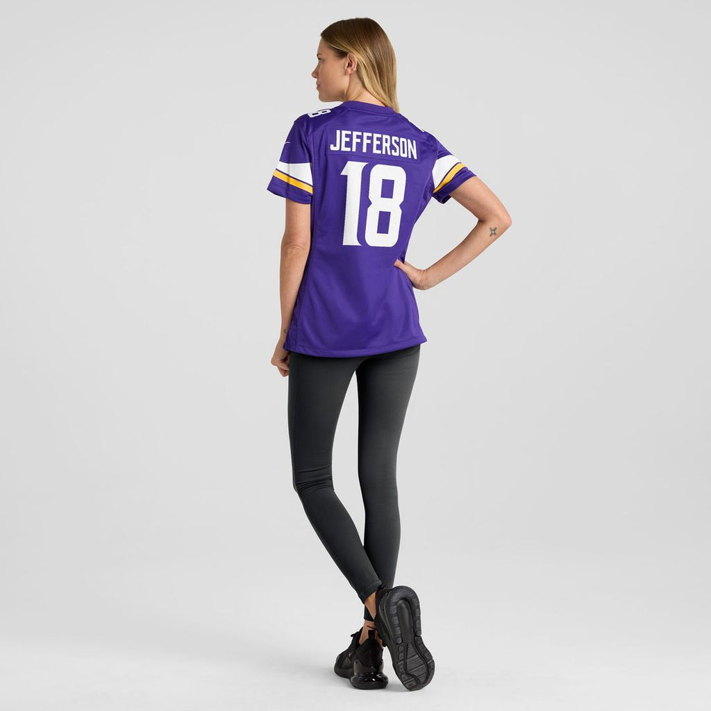 Justin Jefferson Minnesota Vikings Nike Women's Game Jersey - Purple Official NFL Team Apparel Football Fan Gear