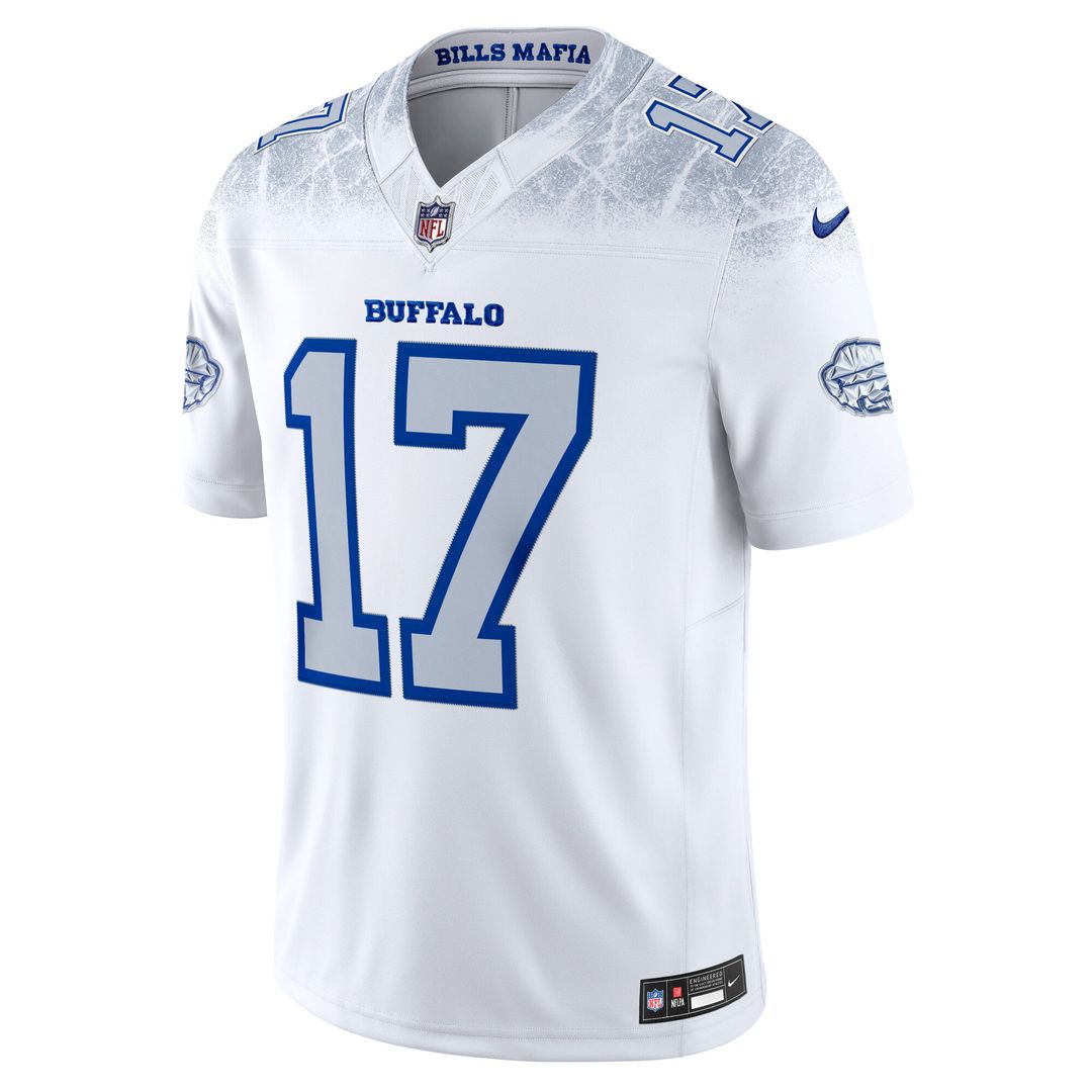 Josh Allen Buffalo Bills Nike 2025 Rivalries Collection Stitched Limited Jersey - White Official NFL Team Apparel Football Fan Gear