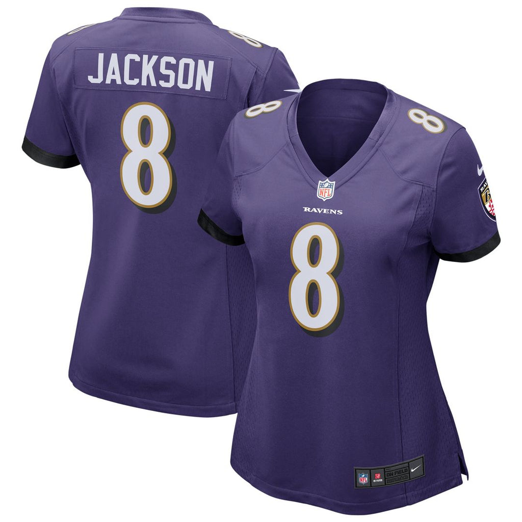 Lamar Jackson Baltimore Ravens Nike Women's Game Jersey - Purple Official NFL Team Apparel Football Fan Gear