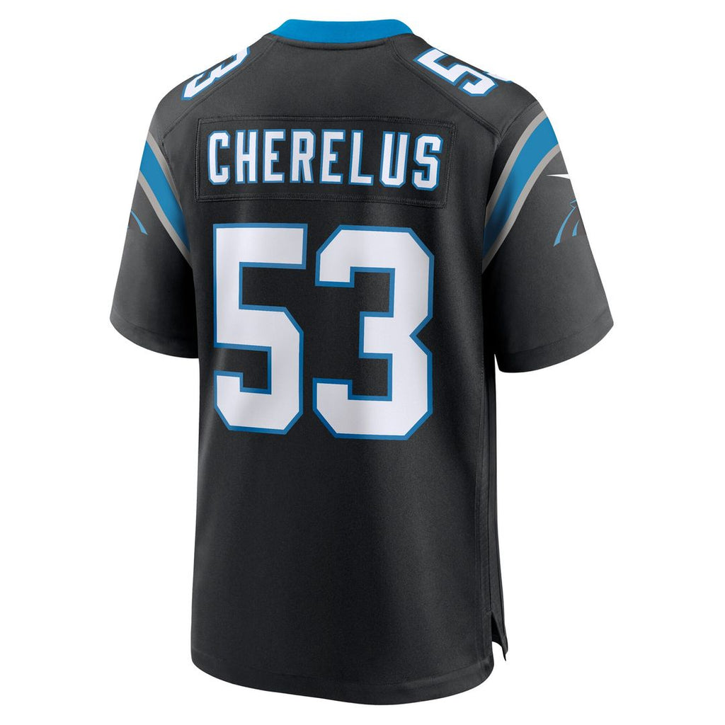 Claudin Cherelus Carolina Panthers Nike Team Game Jersey - Black Official NFL Team Apparel Football Fan Gear