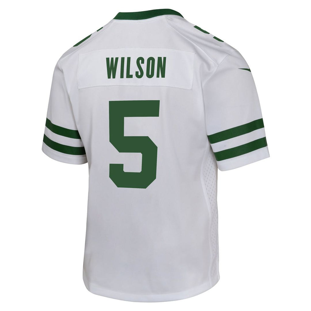 Garrett Wilson New York Jets Nike Youth Game Jersey - White Official NFL Team Apparel Football Fan Gear