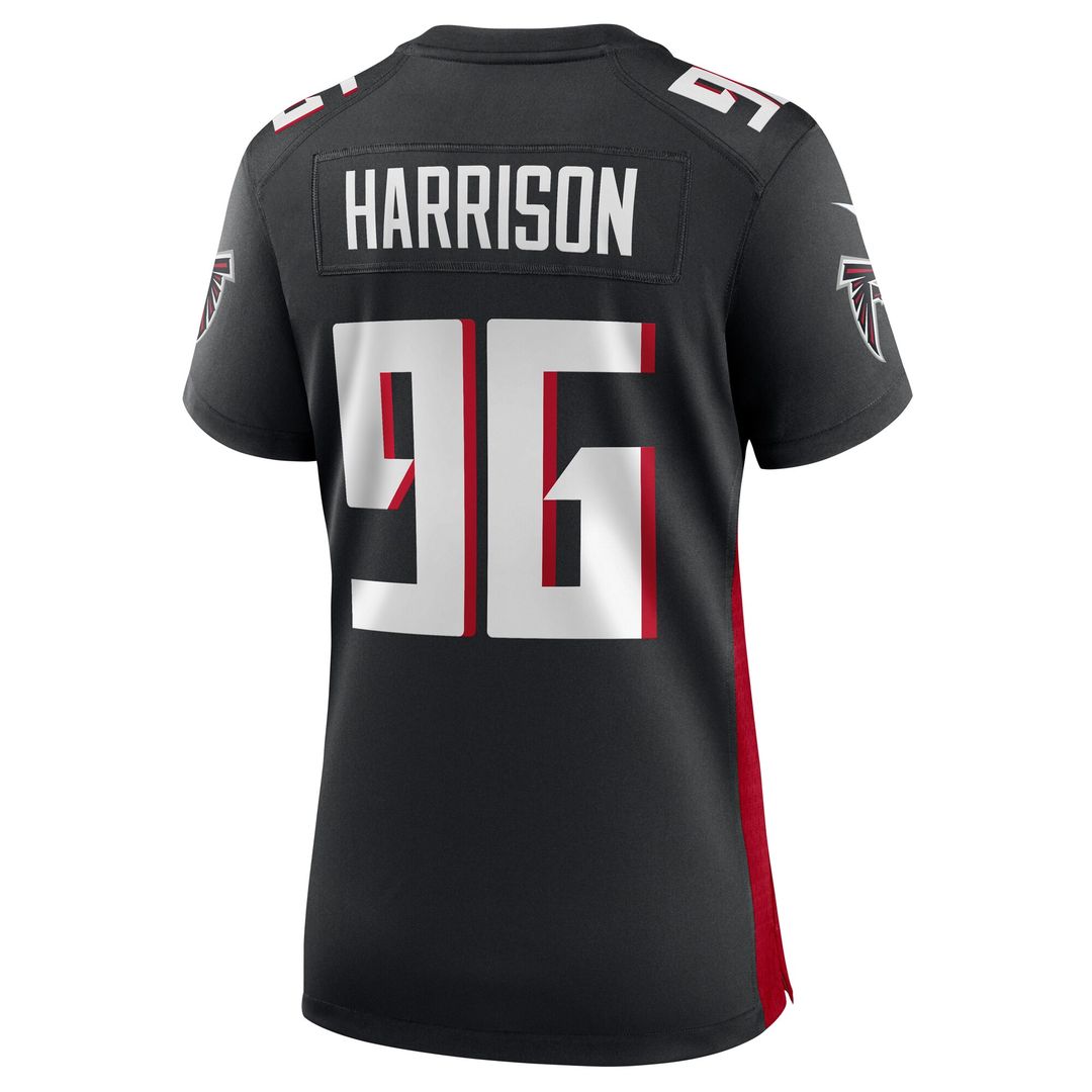 Zach Harrison Atlanta Falcons Nike Women's Team Game Jersey - Black Official NFL Team Apparel Football Fan Gear