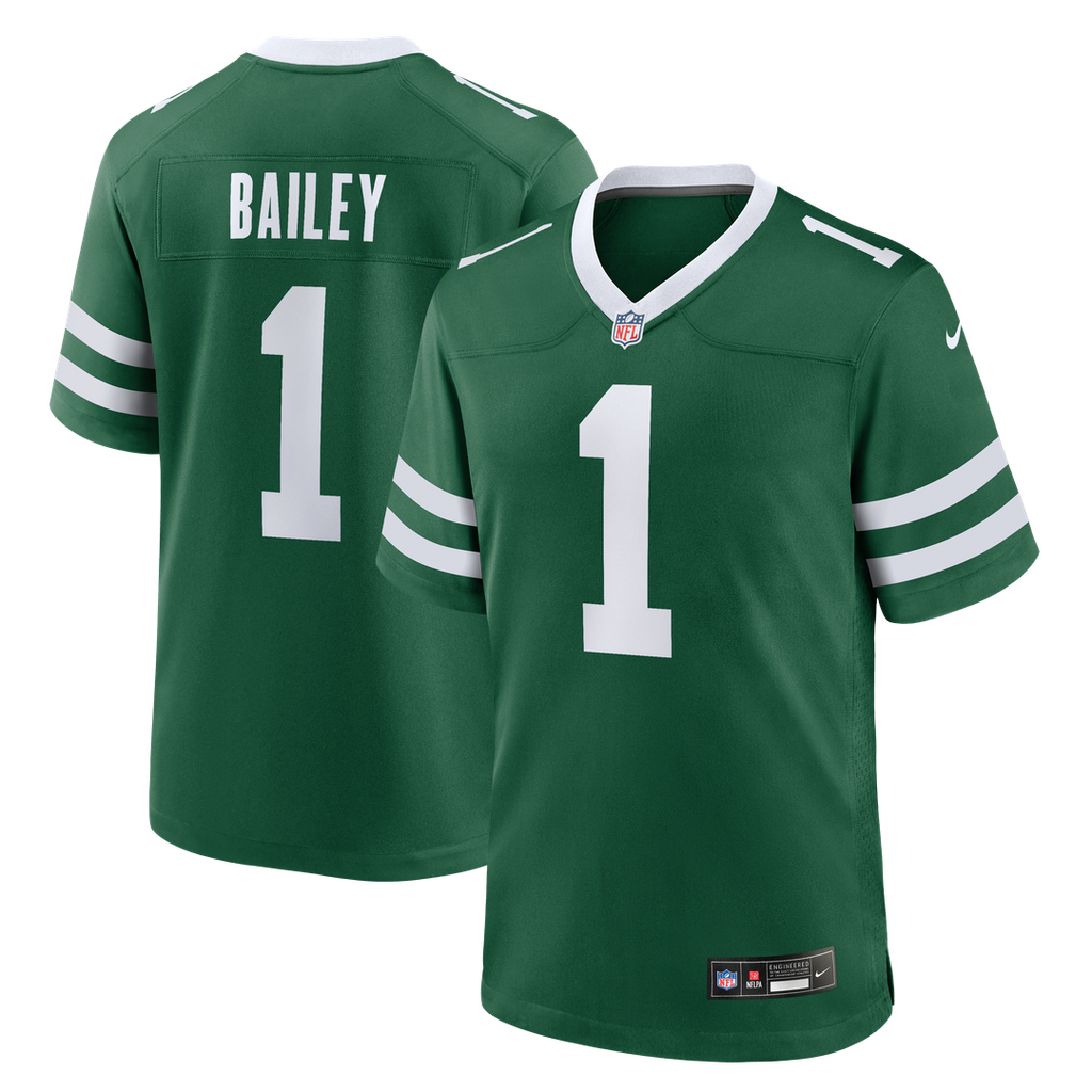 David Bailey New York Jets Nike 2026 NFL Draft First Round Pick No. 2 Team Game Jersey - Legacy Green Official NFL Team Apparel Football Fan Gear