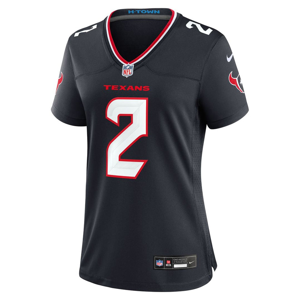 Calen Bullock Houston Texans Nike Women's Team Game Jersey - Navy Official NFL Team Apparel Football Fan Gear