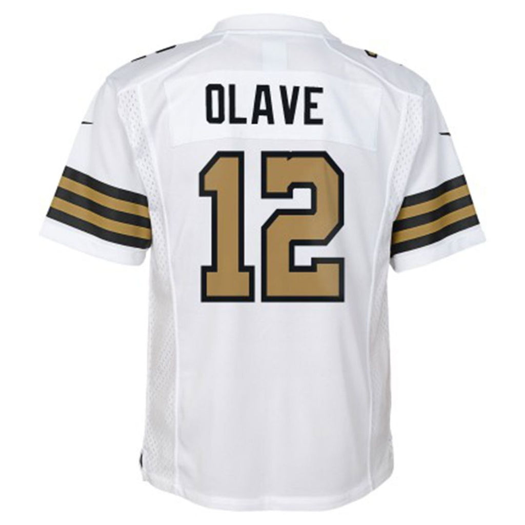 Chris Olave New Orleans Saints Nike Youth Game Jersey - Black Official NFL Team Apparel Football Fan Gear