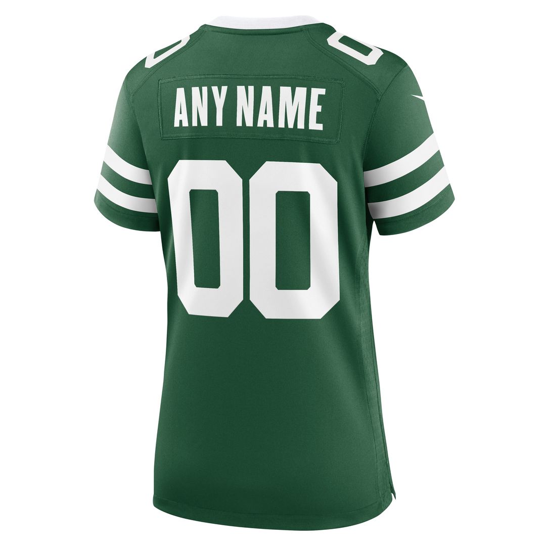 New York Jets Nike Women's Custom Game Jersey - Legacy Green Official NFL Team Apparel Football Fan Gear