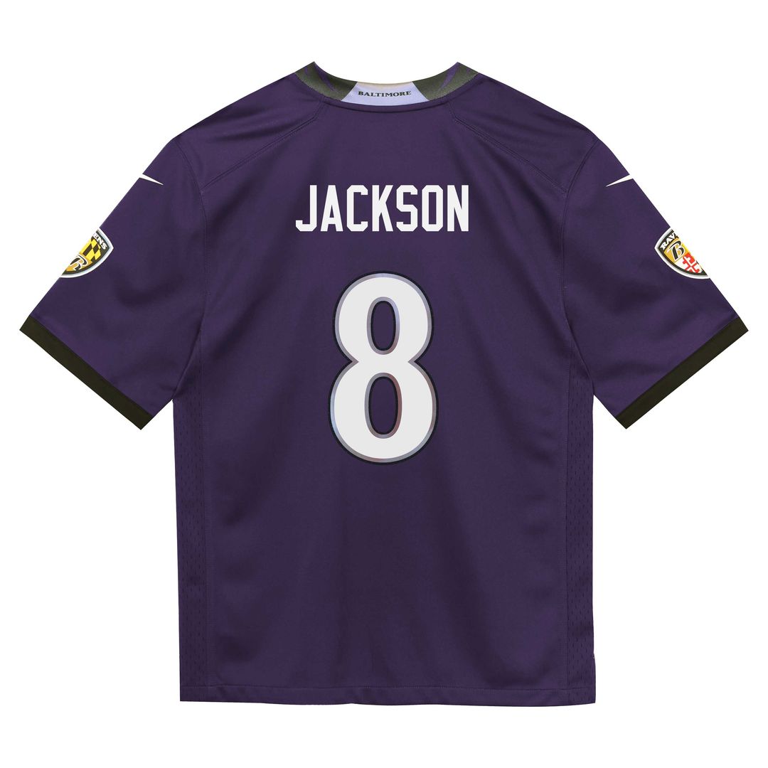 Lamar Jackson Baltimore Ravens Nike Infant Team Game Jersey - Purple Official NFL Team Apparel Football Fan Gear