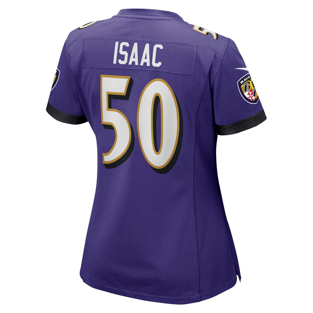 Adisa Isaac Baltimore Ravens Nike Women's Game Jersey - Purple Official NFL Team Apparel Football Fan Gear