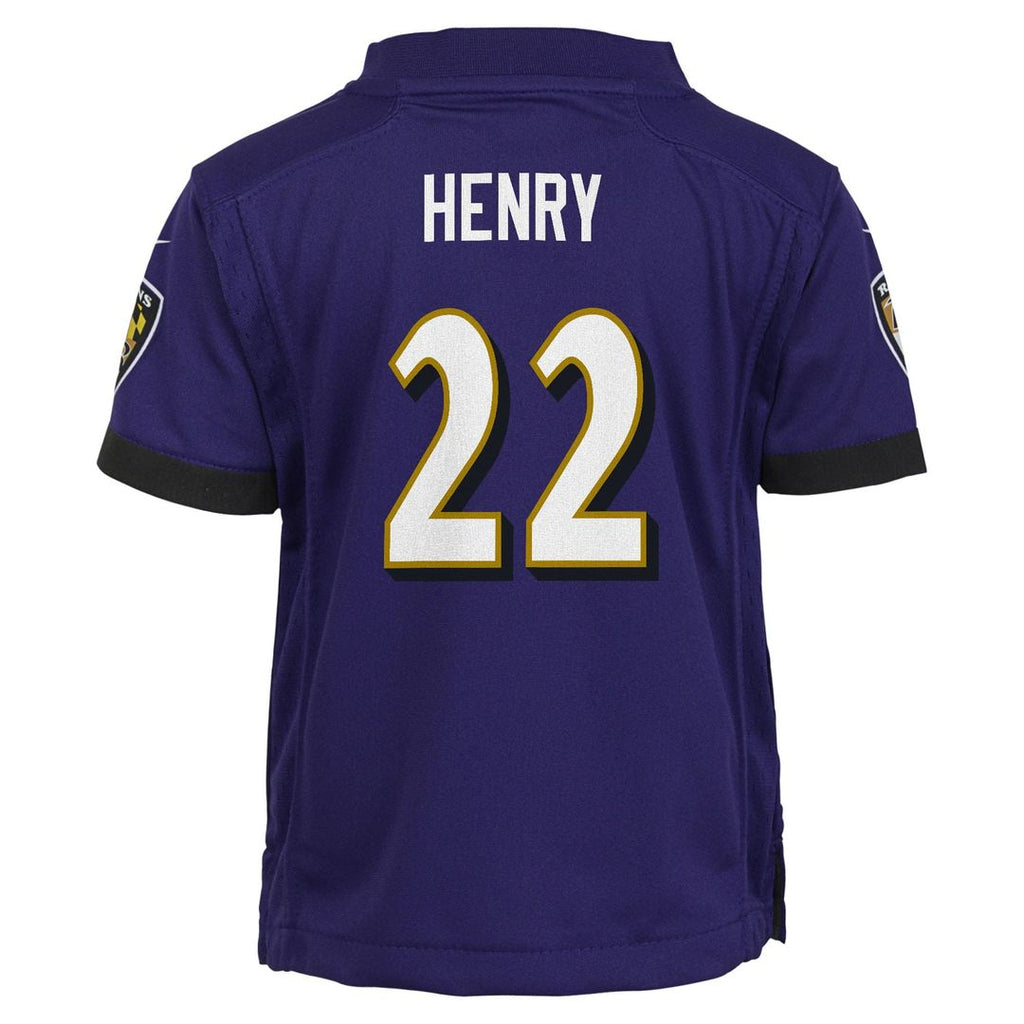 Derrick Henry Baltimore Ravens Nike Infant Team Player Game Jersey - Purple Official NFL Team Apparel Football Fan Gear