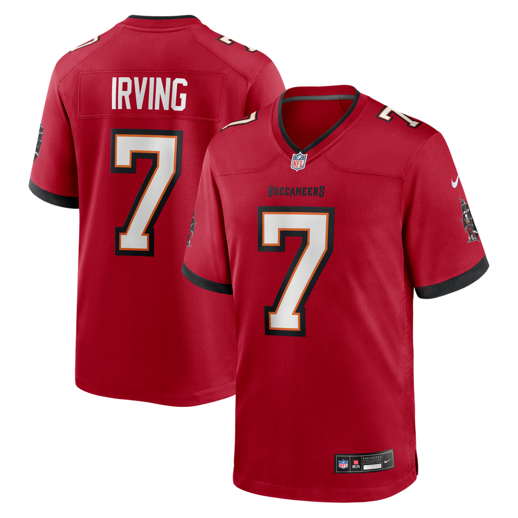 Bucky Irving Tampa Bay Buccaneers Nike Alternate Game Jersey - Pewter Official NFL Team Apparel Football Fan Gear