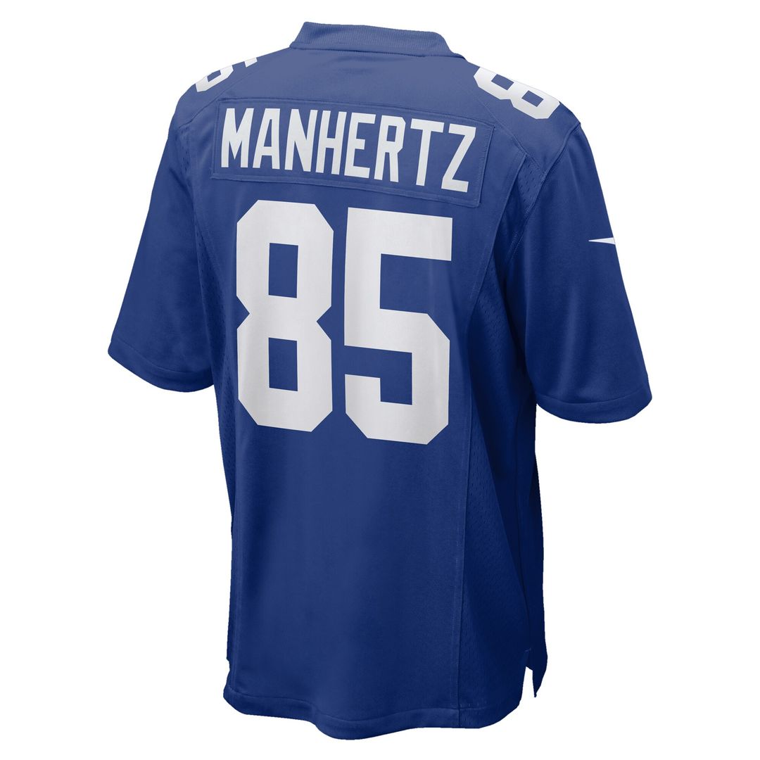 Chris Manhertz New York Giants Nike Team Game Jersey - Royal Official NFL Team Apparel Football Fan Gear