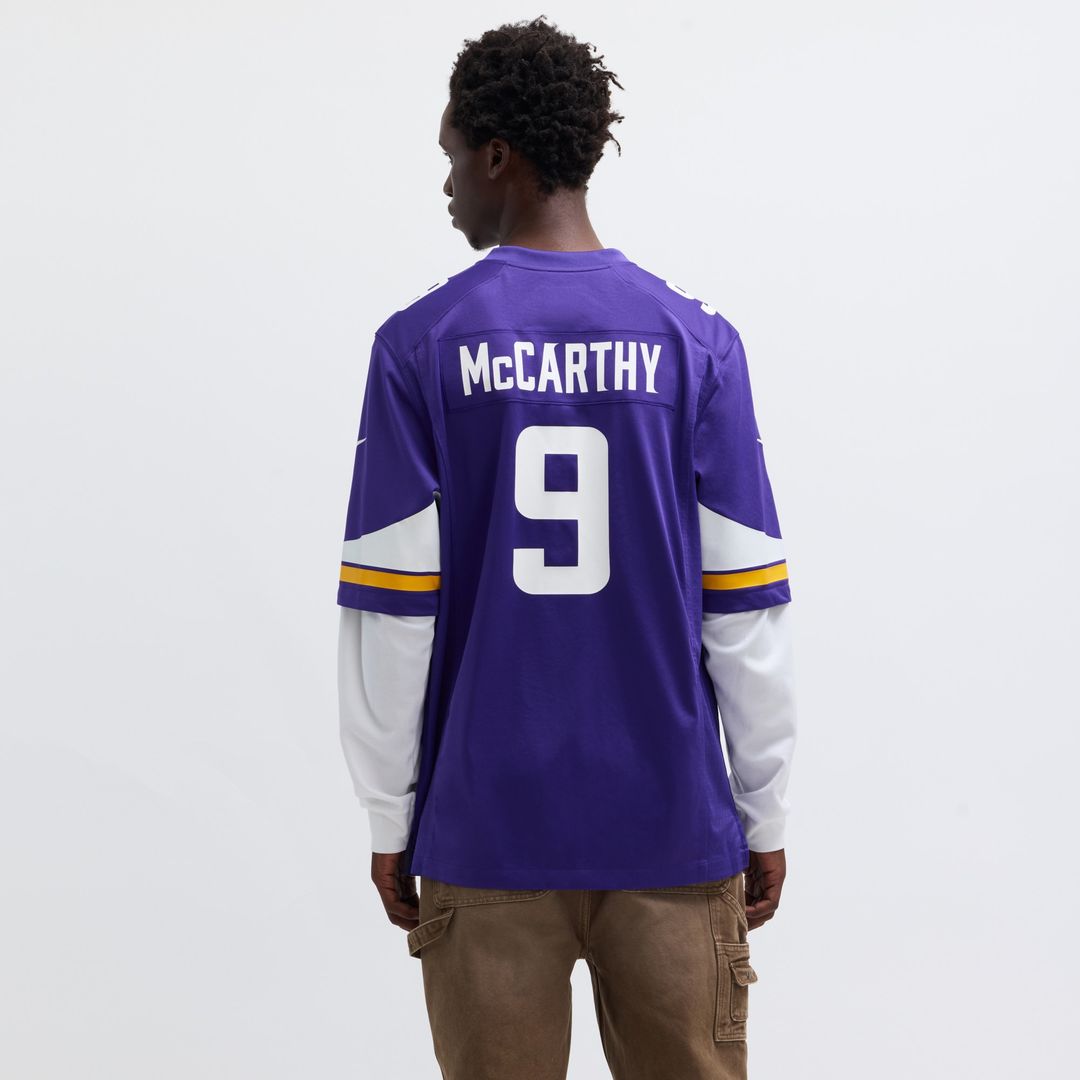 J.J. McCarthy Minnesota Vikings Nike Player Game Jersey - Purple Official NFL Team Apparel Football Fan Gear