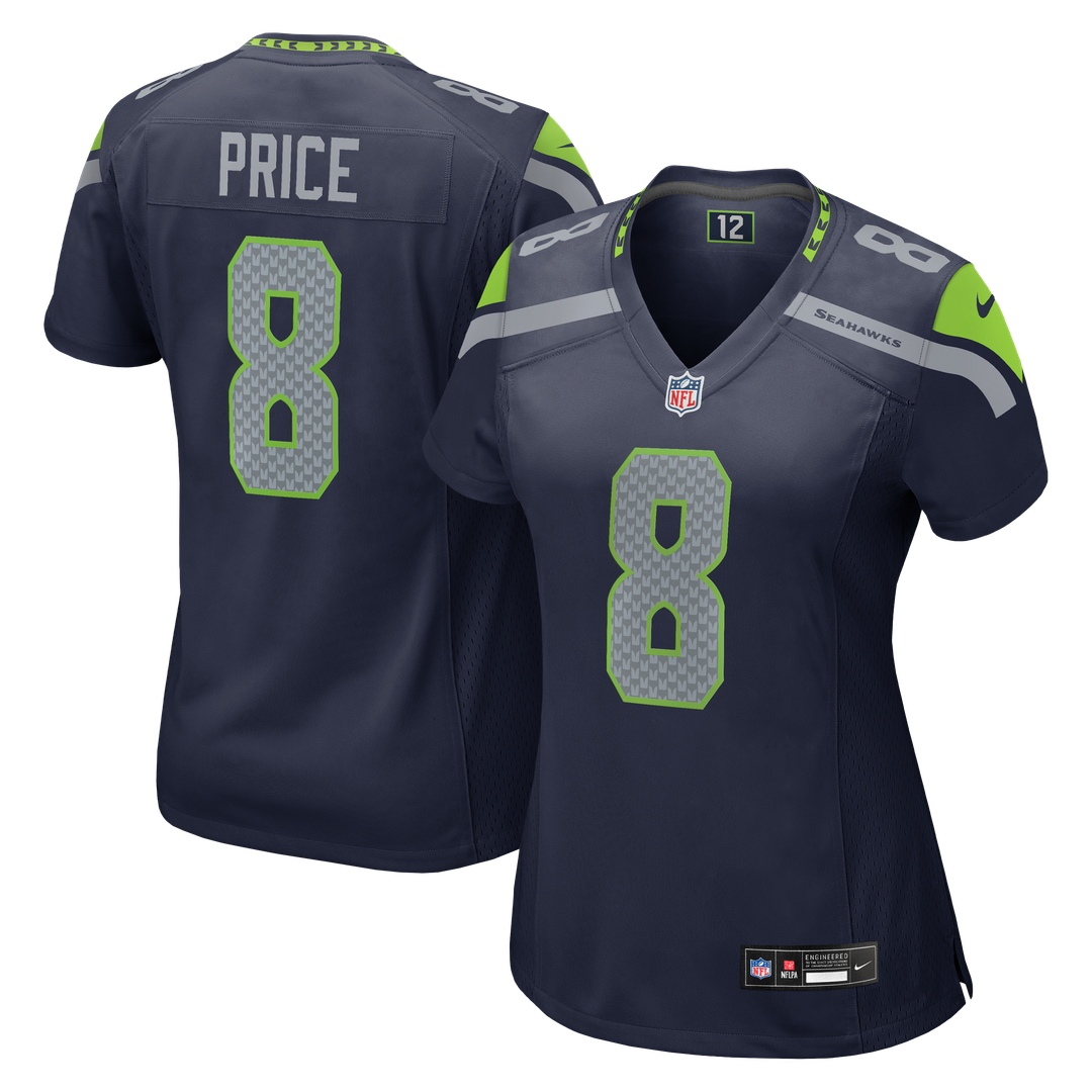 Jadarian Price Seattle Seahawks Nike Women's Team Game Jersey - College Navy Official NFL Team Apparel Football Fan Gear