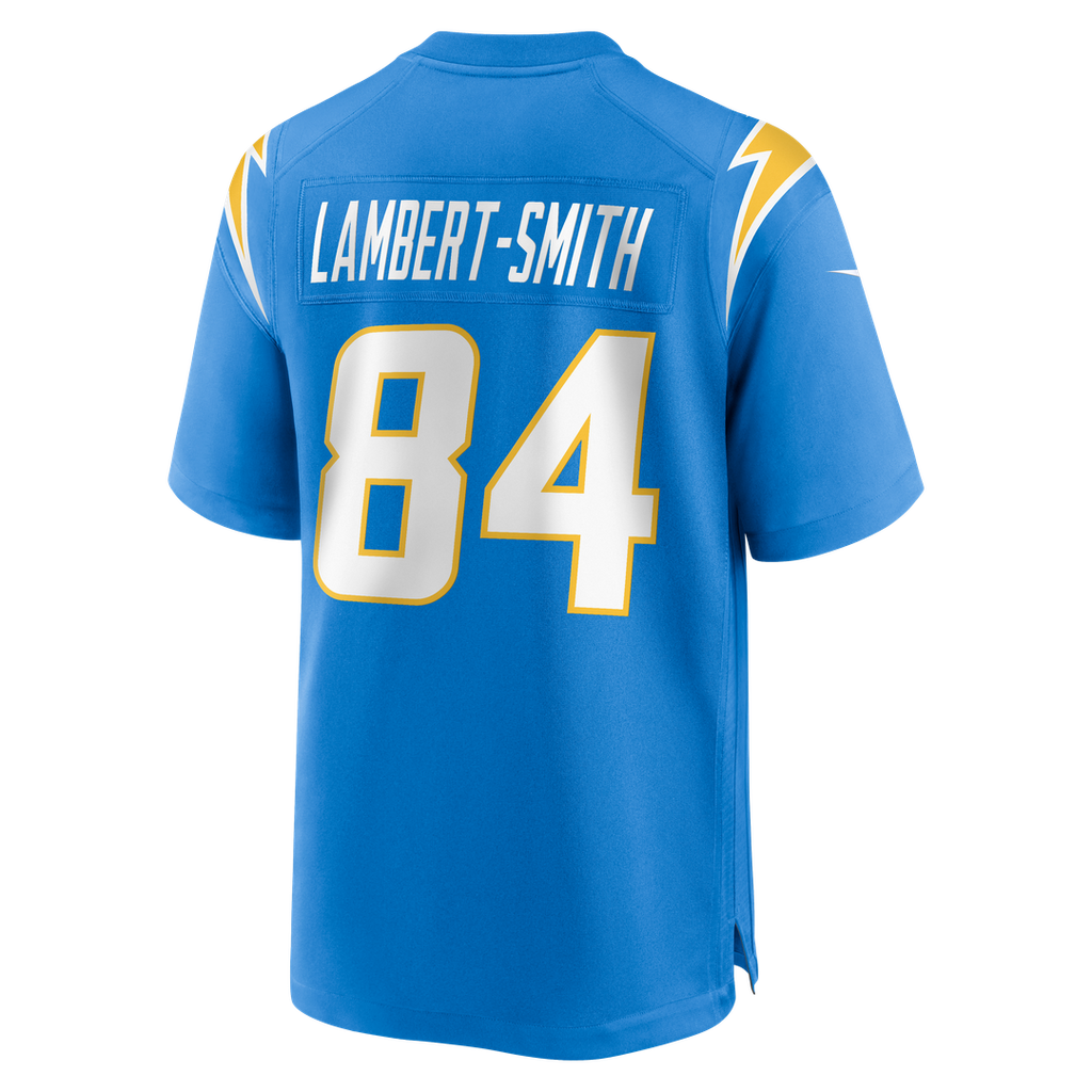 KeAndre Lambert-Smith Los Angeles Chargers Nike Team Game Jersey - Powder Blue Official NFL Team Apparel Football Fan Gear