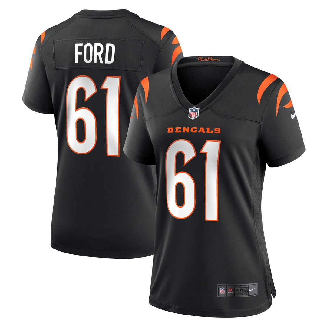 Cody Ford Cincinnati Bengals Nike Women's Game Jersey - Black Official NFL Team Apparel Football Fan Gear