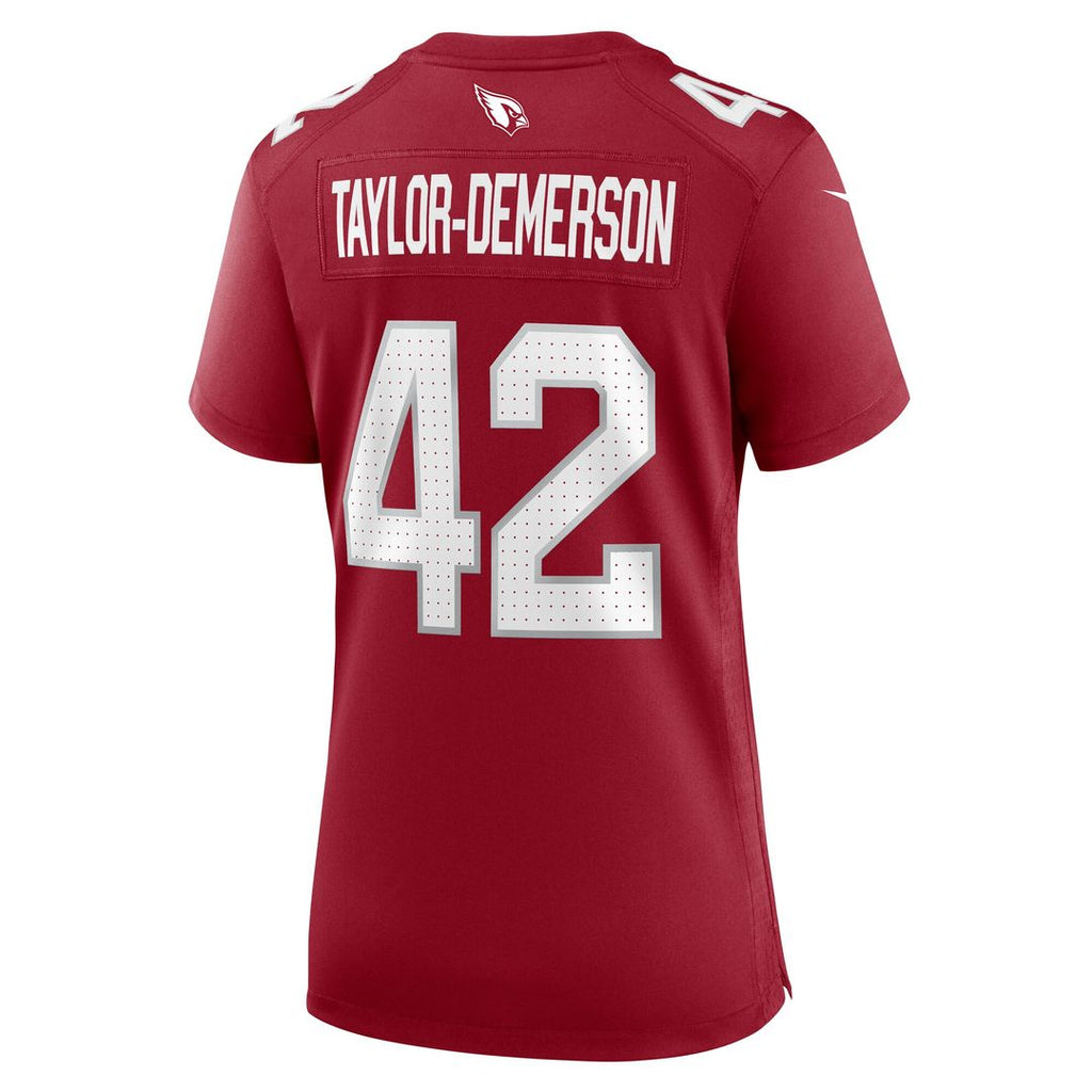 Dadrion Taylor-Demerson Arizona Cardinals Nike Women's Game Jersey - Cardinal Official NFL Team Apparel Football Fan Gear