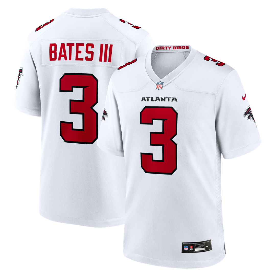 Jessie Bates III Atlanta Falcons Nike Game Jersey - White Official NFL Team Apparel Football Fan Gear