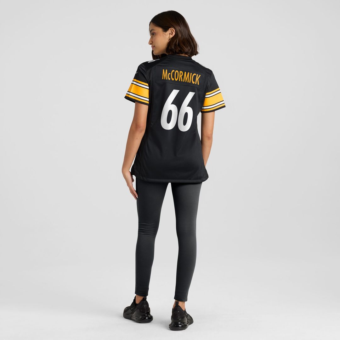 Mason McCormick Pittsburgh Steelers Nike Women's Team Game Jersey - Black Official NFL Team Apparel Football Fan Gear