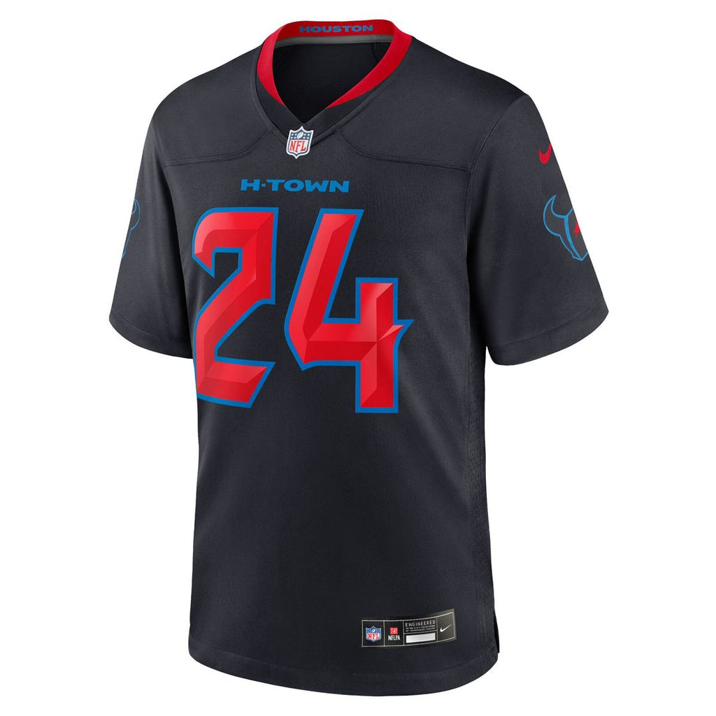 Derek Stingley Jr. Houston Texans Nike 2nd Alternate Game Jersey - Navy Official NFL Team Apparel Football Fan Gear