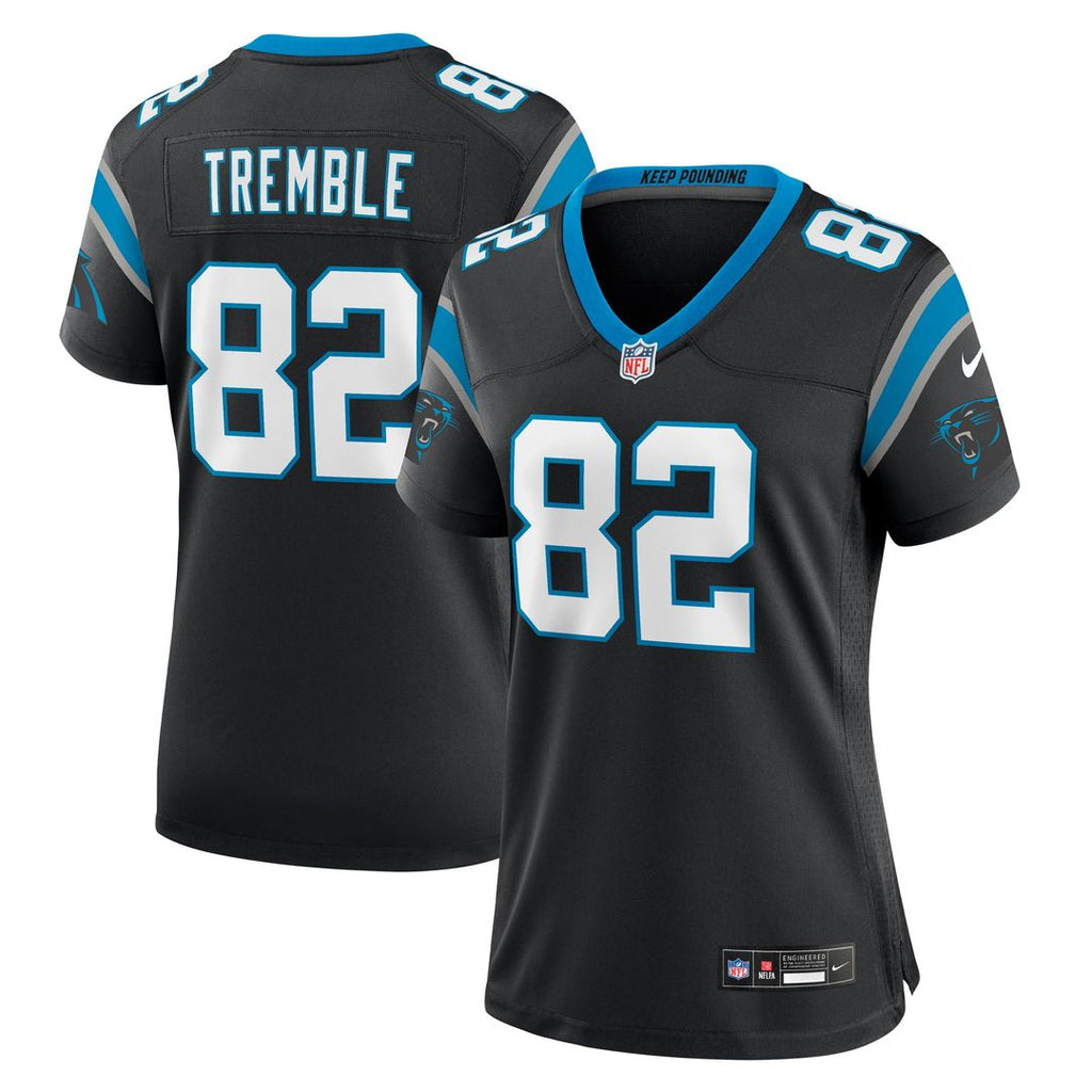 Tommy Tremble Carolina Panthers Nike Women's Team Game Jersey - Black Official NFL Team Apparel Football Fan Gear
