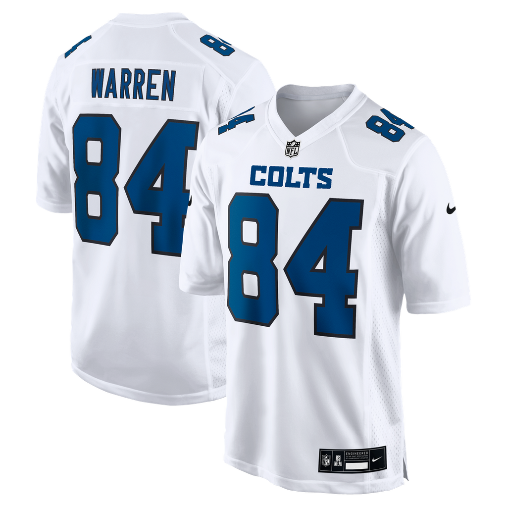 Tyler Warren Indianapolis Colts Nike Fashion Game Jersey - Tundra White Official NFL Team Apparel Football Fan Gear