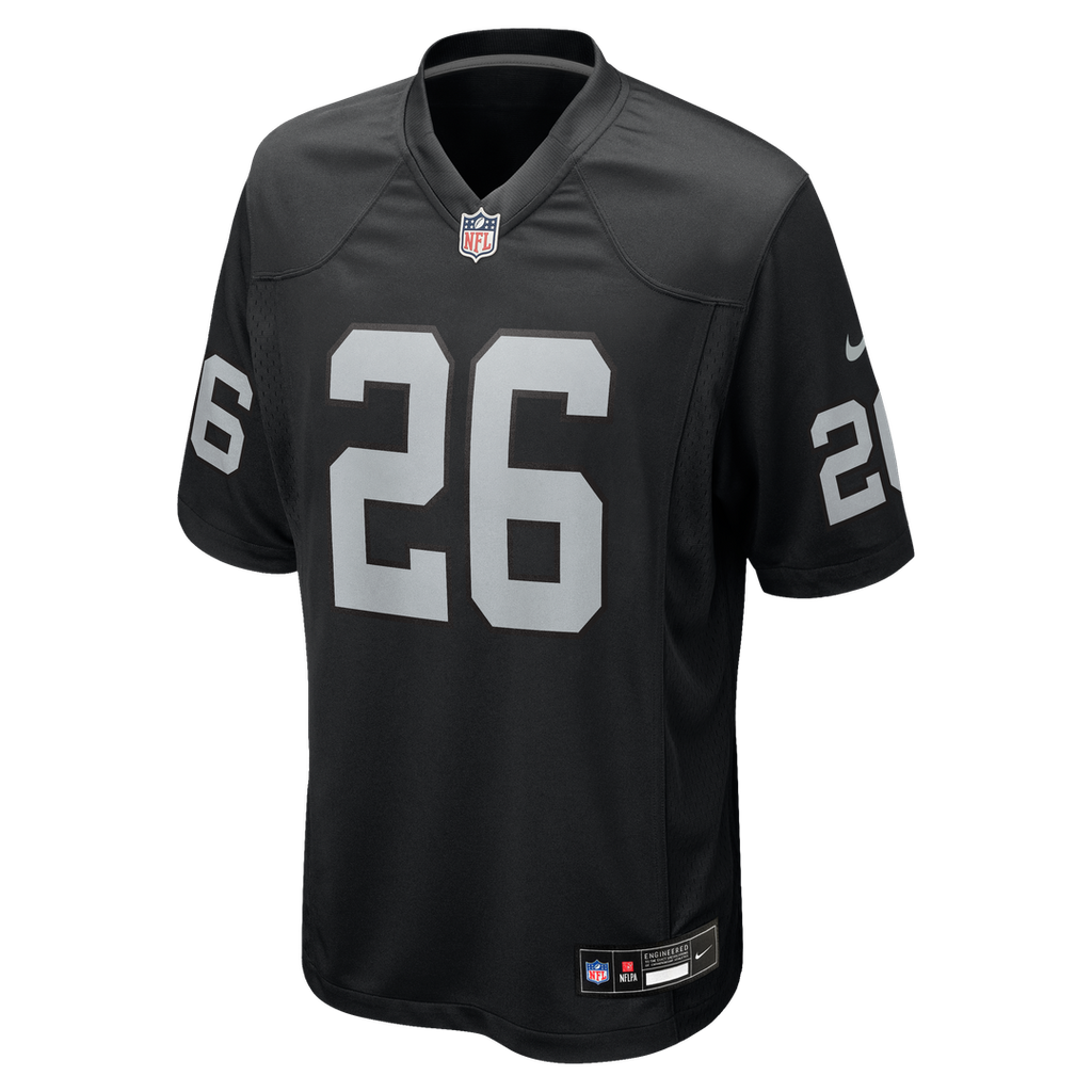 Darien Porter Las Vegas Raiders Nike Team Game Jersey - Black Official NFL Team Apparel Football Fan Gear