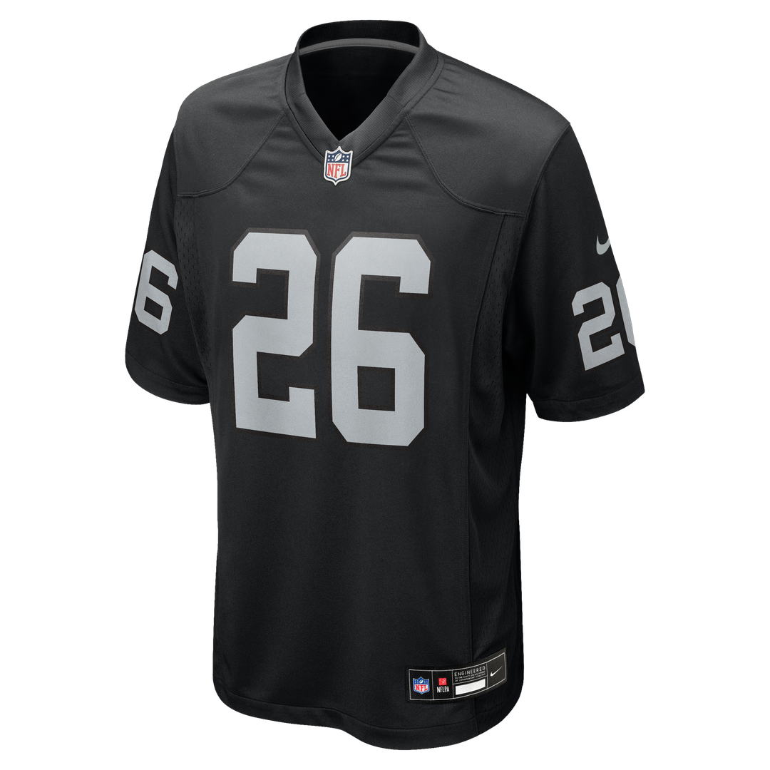 Darien Porter Las Vegas Raiders Nike Team Game Jersey - Black Official NFL Team Apparel Football Fan Gear
