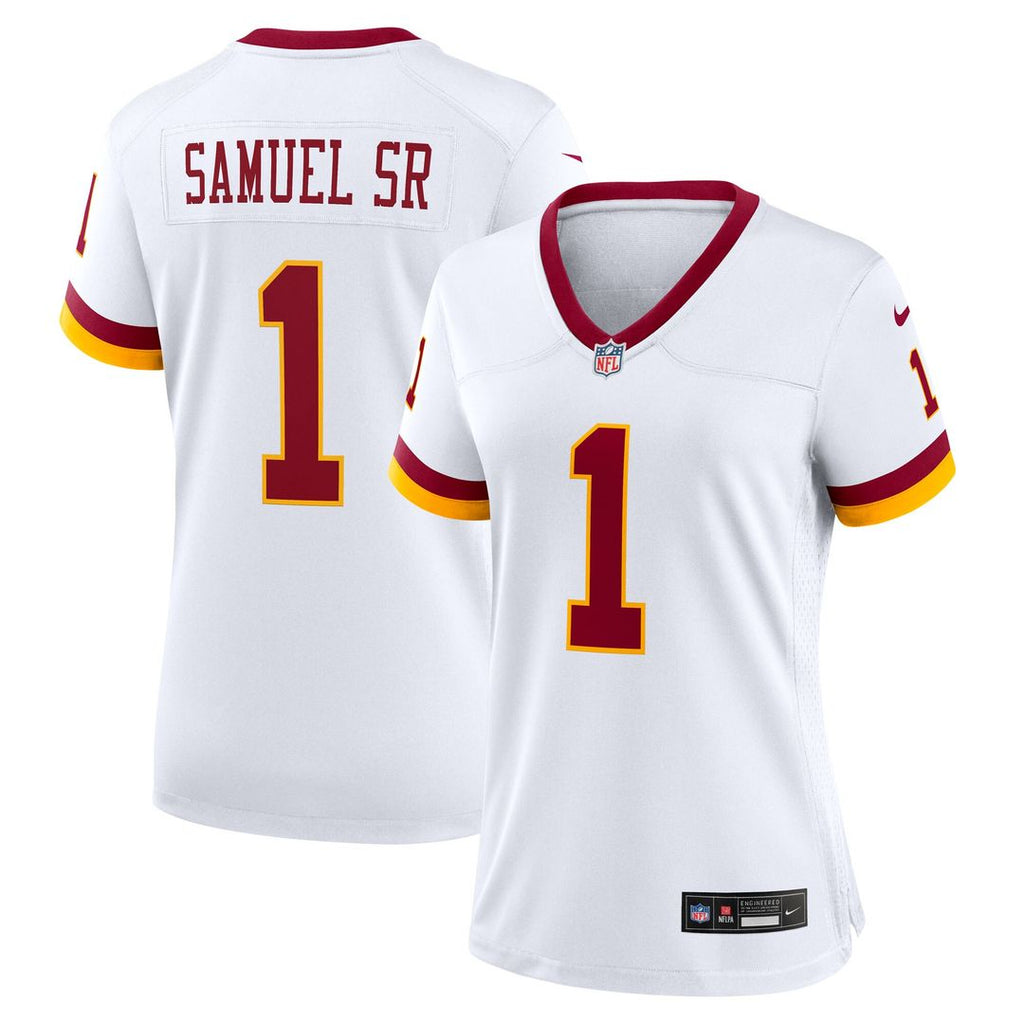 Deebo Samuel Sr Washington Commanders Nike Women's Game Super Bowl Era Jersey - White Official NFL Team Apparel Football Fan Gear