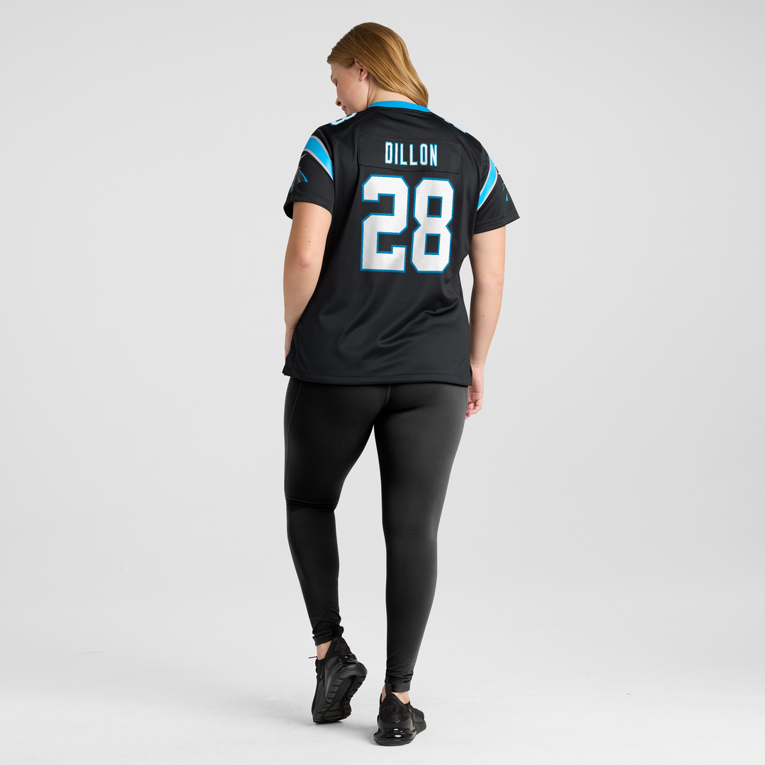 AJ Dillon Carolina Panthers Nike Women's Team Game Jersey - Black Official NFL Team Apparel Football Fan Gear