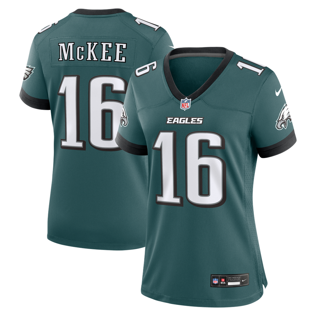 Tanner McKee Philadelphia Eagles Nike Women's Team Game Jersey - Midnight Green Official NFL Team Apparel Football Fan Gear