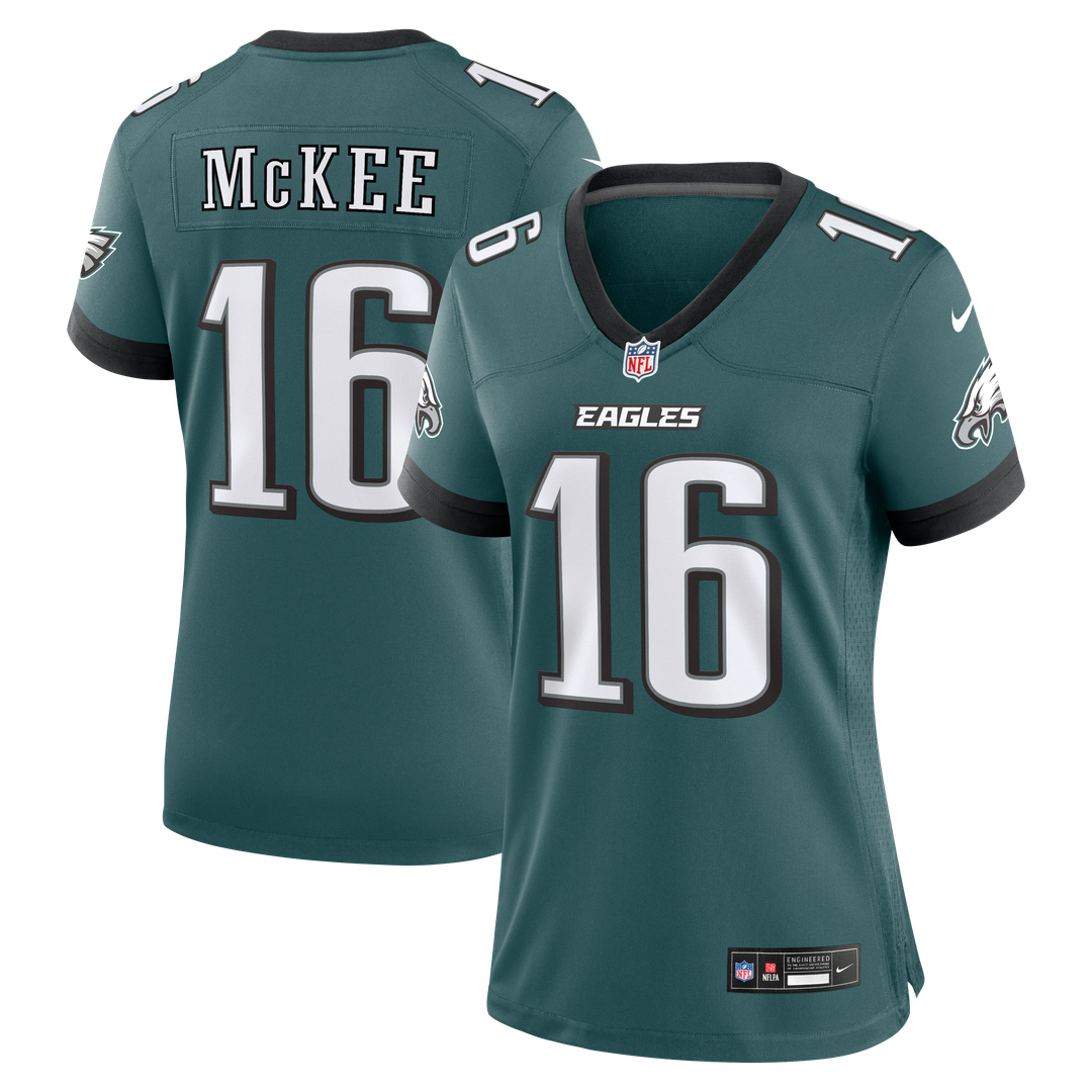 Tanner McKee Philadelphia Eagles Nike Women's Team Game Jersey - Midnight Green Official NFL Team Apparel Football Fan Gear