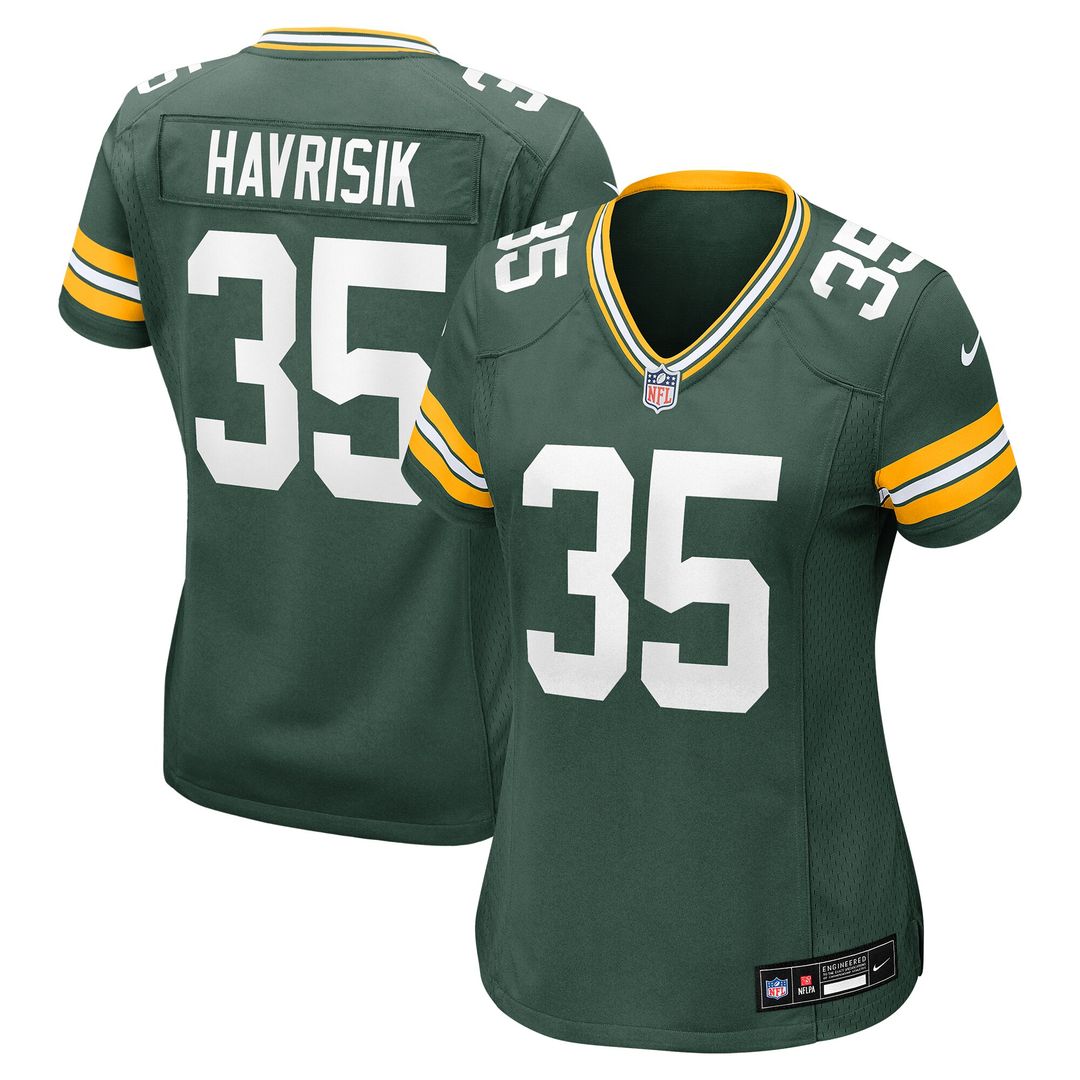 Lucas Havrisik Green Bay Packers Nike Women's Team Game Jersey - Green Official NFL Team Apparel Football Fan Gear