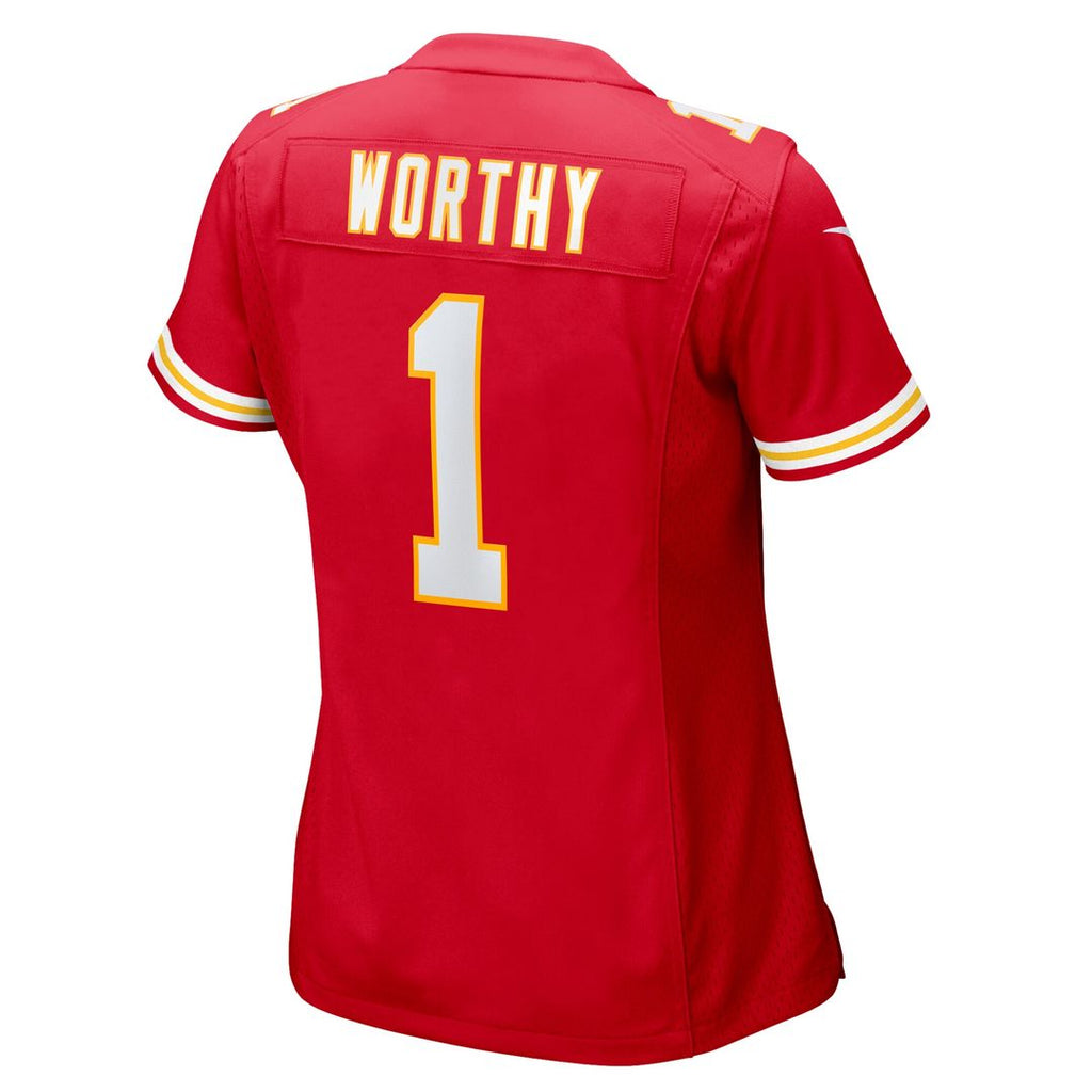 Xavier Worthy Kansas City Chiefs Nike Women's Game Jersey - Red Official NFL Team Apparel Football Fan Gear