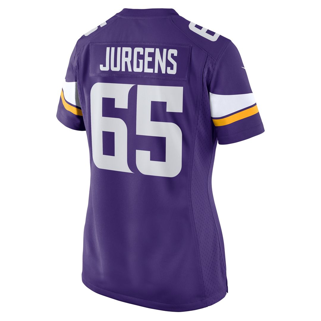 Michael Jurgens Minnesota Vikings Nike Women's Game Jersey - Purple Official NFL Team Apparel Football Fan Gear