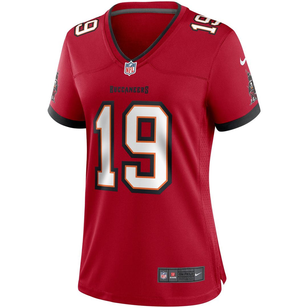 Keyshawn Johnson Tampa Bay Buccaneers Nike Women's Game Retired Player Jersey - Red Official NFL Team Apparel Football Fan Gear