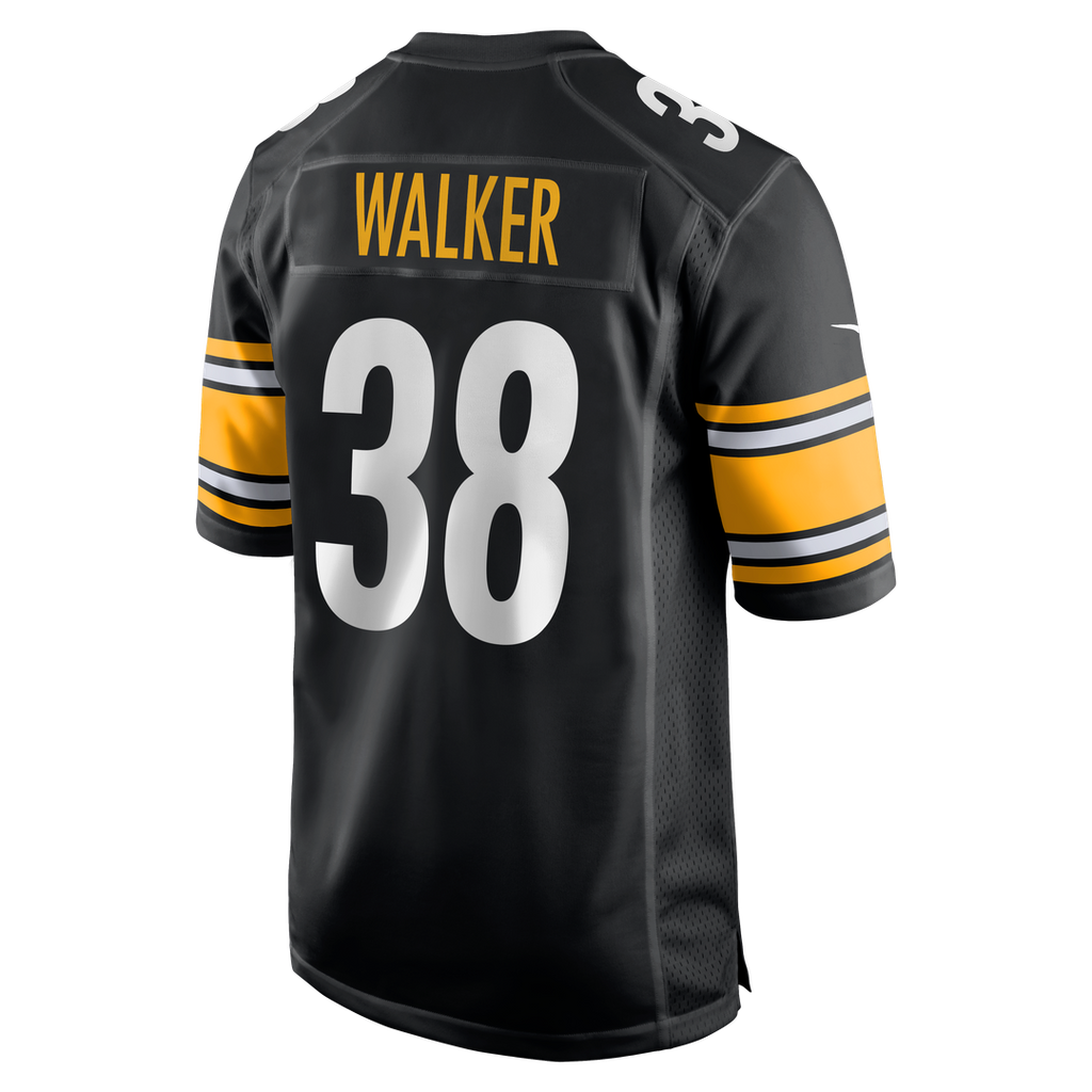 Mykal Walker Pittsburgh Steelers Nike Team Game Jersey - Black Official NFL Team Apparel Football Fan Gear