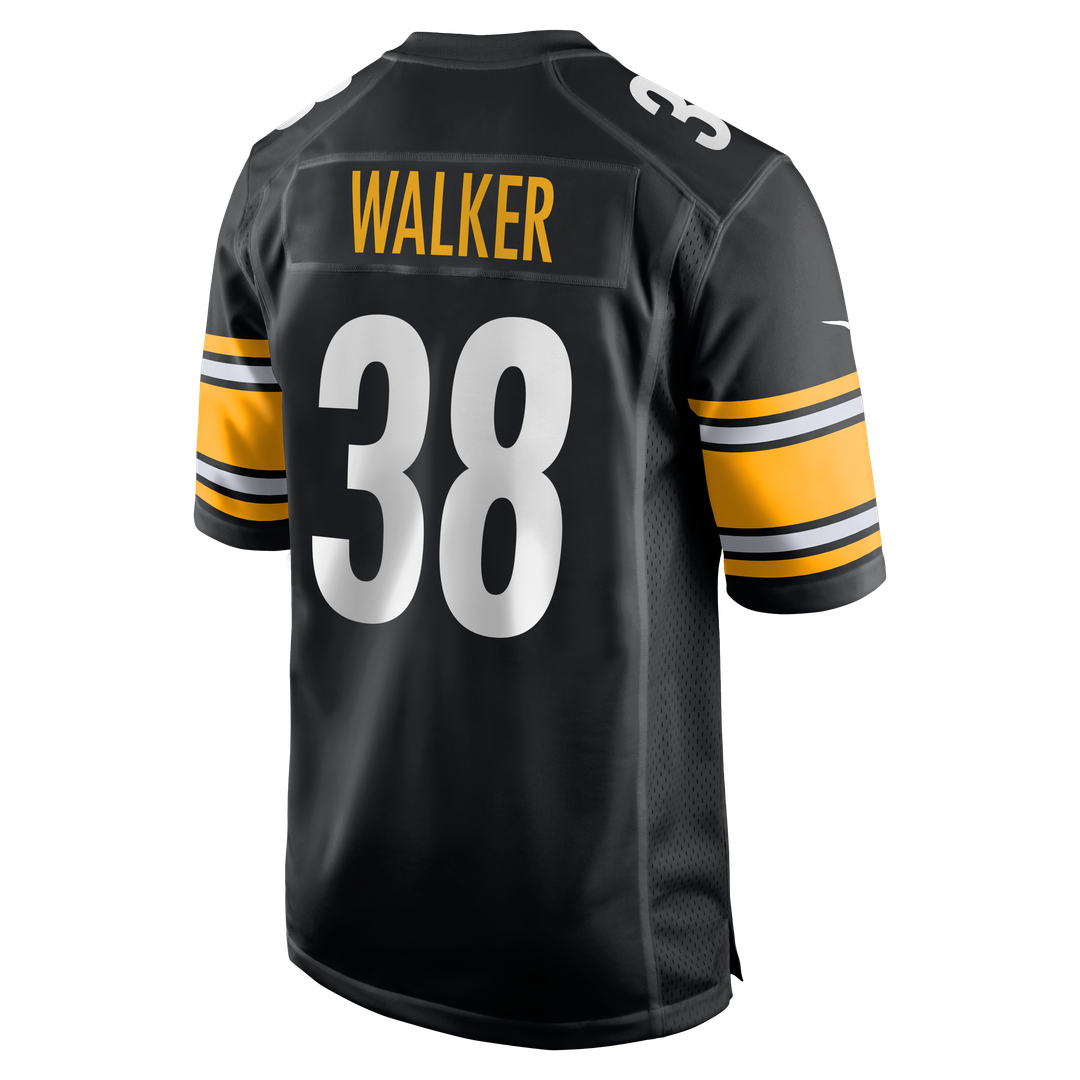 Mykal Walker Pittsburgh Steelers Nike Team Game Jersey - Black Official NFL Team Apparel Football Fan Gear