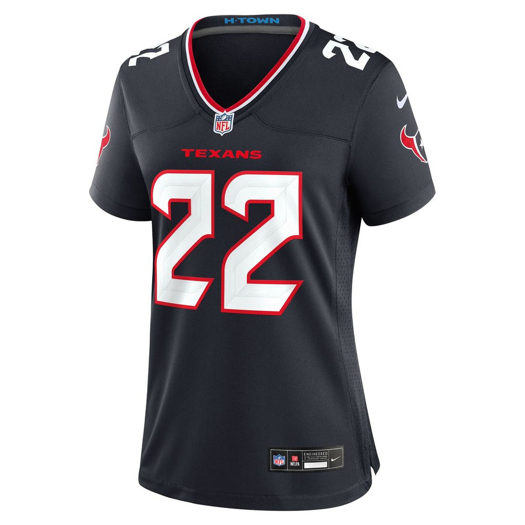 Jaylin Smith Houston Texans Nike Women's Team Game Jersey - Navy Official NFL Team Apparel Football Fan Gear