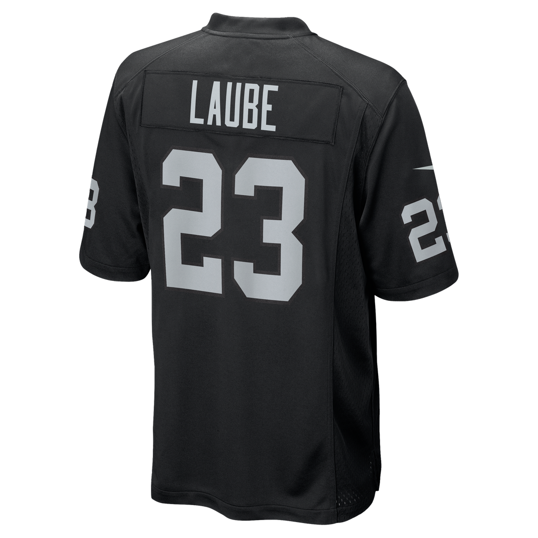 Dylan Laube Las Vegas Raiders Nike Team Game Jersey - Black Official NFL Team Apparel Football Fan Gear