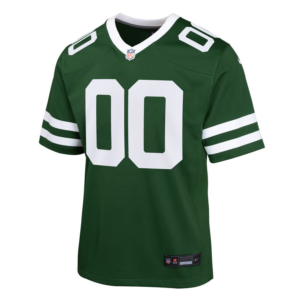 New York Jets Nike Youth Custom Game Jersey - Legacy Green Official NFL Team Apparel Football Fan Gear
